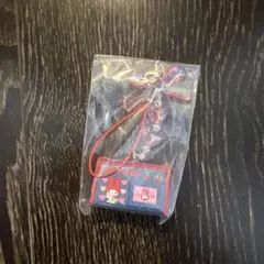 サンリオ　むねきゅん平成女児アイテム　デニムペンポーチ風ストラップ　マイメロ