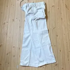 ワイドパンツ ホワイト イージーパンツ