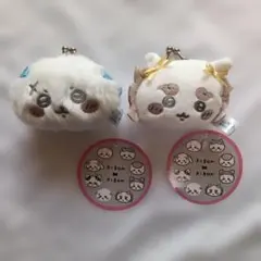ちいかわ ミニがまぐち　リボン 2個セット　らっこ＆シーサー