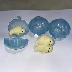 のせのせ、しようね。 ふあふあざらし ふわふわフロッキー素材のあざらし たんぽぽ