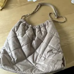 UNTITLED ベージュ キルティング ショルダーバッグのサムネイル
