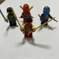レゴニンジャゴー ミニフィギュア 4体