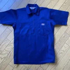 BEN DAVIS ハーフジップ ワークシャツ ネイビー Sのサムネイル