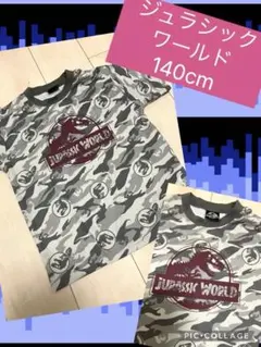 ジュラシックワールド♡恐竜♡迷彩♡半袖Tシャツ♡140cm