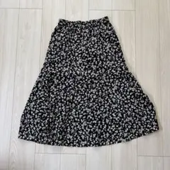 ♦︎難あり♦︎シップスエニィ 小花柄ロングフレアスカート サイズ38のサムネイル