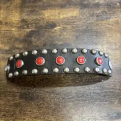 70s-80s vintage punk スタッズ レザー ブレスレット - メルカリ