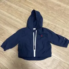 POLO Baby フード付きネイビージャケット