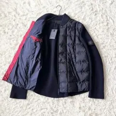 新品 PRADA プラダ メンズダウン ニット 切り替え ブルゾン ゴルフのサムネイル