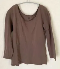 UNIQLO ユニクロ ヒートテックコットンUネックT (極暖・8分袖) M