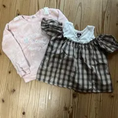 ガールズ　120半袖　& 130トレーナー