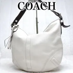 未使用】COACH コーチ 2WAYバッグ シグネチャー レザー 三日月 - メルカリ