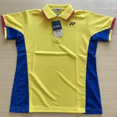 （新品）YONEX バドミントン・テニスウェア ポロシャツ イエロー Mサイズのサムネイル
