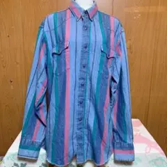80s ラングラー ウエスタンシャツ USA製 古着 ヴィンテージ