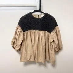 folkmade ボアブラウス Lサイズ
