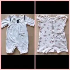 キムラタン ビケット Biquette ロンパース ベビードレス カバーオール