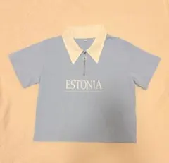coca ハーフジップポロTシャツ　150cm