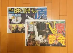 2009年　巨人　リーグ優勝＆日本一　ニッカン＆スポーツ報知　2部セットのサムネイル