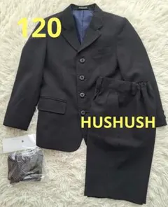 【美品】HUSHUSH スーツ ジャケットとパンツ　 ネクタイ　ハンカチーフ