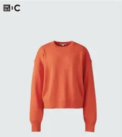 完売品　スムースコットンクルーネックセーター