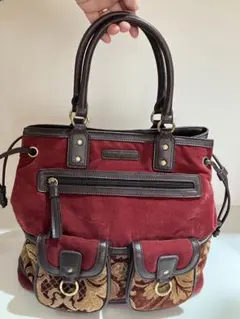 TOMMY HILFIGER レッドトートバッグ