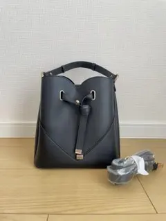 VIS　2WAYハートカットバッグ　ブラック