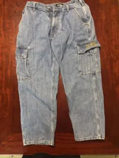 XLARGE カーゴパンツ デニムブルー L