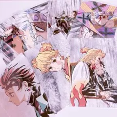 鬼滅の刃「全集中展」無限列車編・遊郭編 』幕間画ポストカードセットC