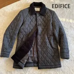 EDIFICE キルティングジャケットコート　美品✨