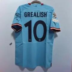 マンチェスター・シティ GREALISH 10番 半袖 シャツ グリーリッシュ