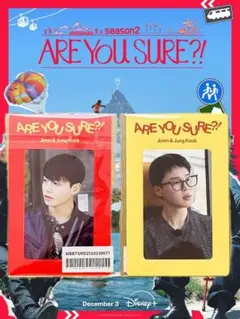 BTS Jimin Jungkook Are you sure?!2 購入特典