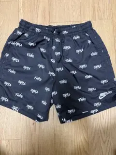 NIKE 総柄 ショートパンツ ブラック Mサイズのサムネイル