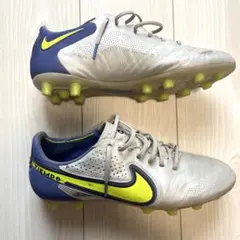 ナイキ 26.5 ティエンポ レジェンド エリート スパイク サッカー 靴 銀