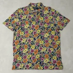 90s POLO RALPH LAUREN FLOWER POLO SHIRT