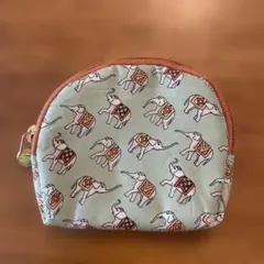 ジムトンプソン　象柄ミニポーチ