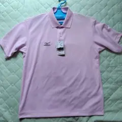 Mizuno ゴルフシャツ M ライトピンク　新品未使用