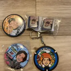 オリックスバファローズ 宮城大弥 缶バッジ ピンバッジ キーホルダー