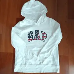 GAP アメリカ国旗刺繍　パーカー