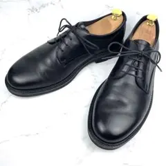 ECCO レザー プレーントゥ ビジネス シューズ 黒 26.5のサムネイル