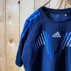 AE5074 adidas 半袖Tシャツ ネイビー メンズ S ポス