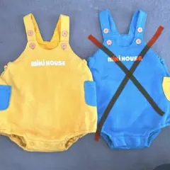 【WEB完売】ミキハウス☆黄色ロンパース