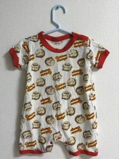 おさるのジョージ 半袖ロンパース 80cm