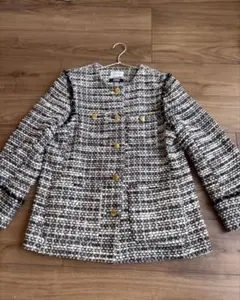 FRAY.I.D ツイードノーカラージャケット