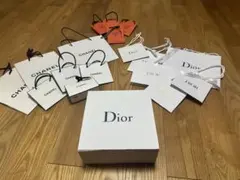 CHANEL & Dior ＆ HERMESショップバッグ 17個＋BOXセット
