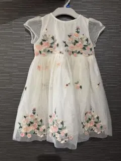 next 花柄刺繍 ワンピース 1½-2歳