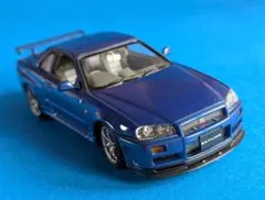 【オートアート1/43】日産スカイラインGT-R (R34) V-specのサムネイル