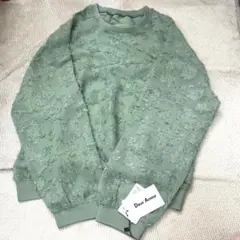 【新品タグ付き】Deux Amour♡花柄 シアーカットソー シャギー ブラウス