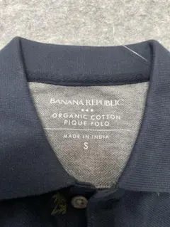 SALE‼️BANANA REPUBLIC オーガニックコットン ピケポロ Sのサムネイル