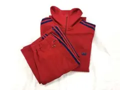 adidas トレフォイル ジャージ セットアップ 赤のサムネイル