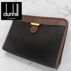 dunhill ダンヒル クラッチバッグ ブラウン