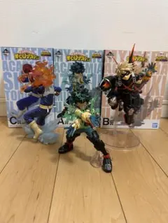 僕のヒーローアカデミア 一番くじ フィギュア A,B,C賞3体セット　箱付き